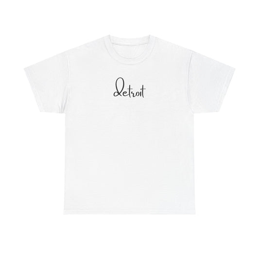 Unisex Detroit Script Tee