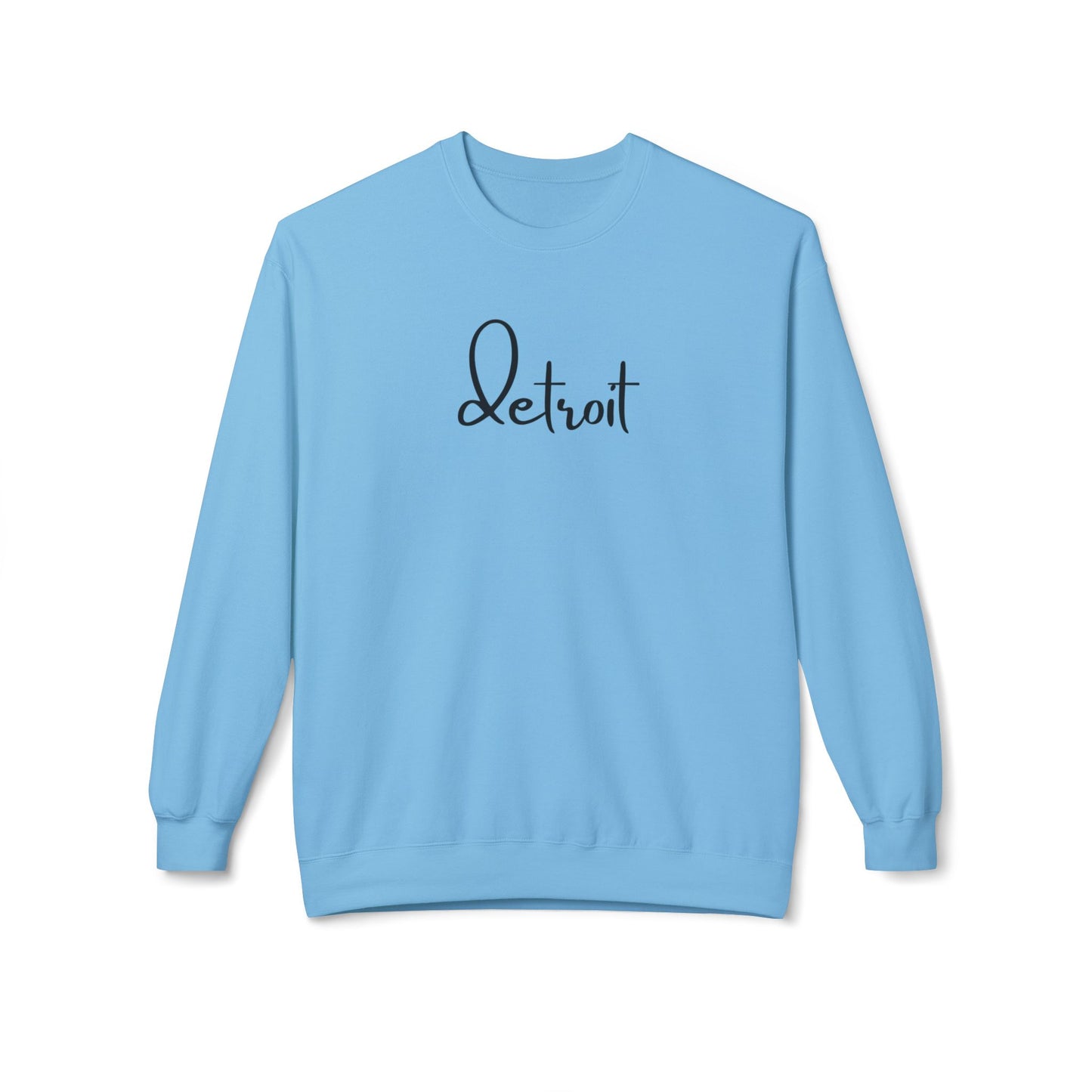 Unisex Detroit Script Sweatshirt