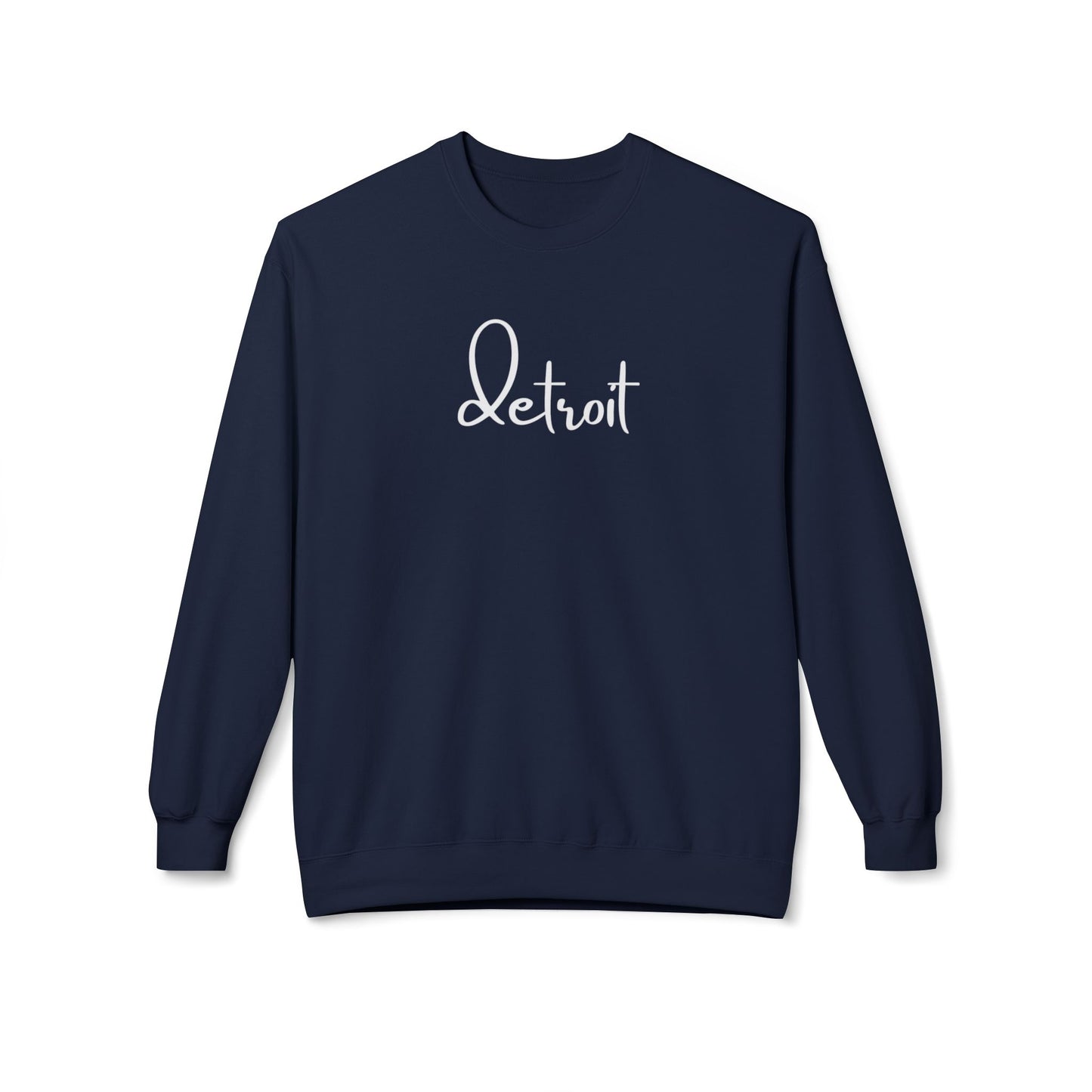 Unisex Detroit Script Sweatshirt