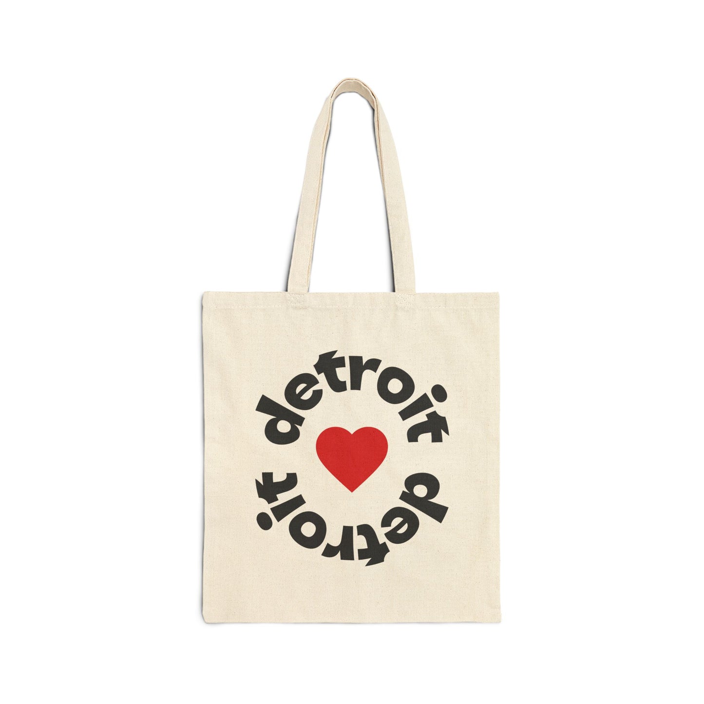 Love Detroit Canvas Tote